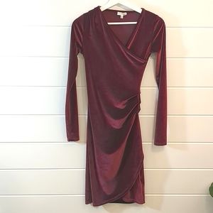 WILFRED FREE 'Klum' Velvet Dress